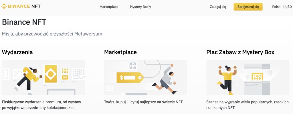 binance nft przewodnik po platformie