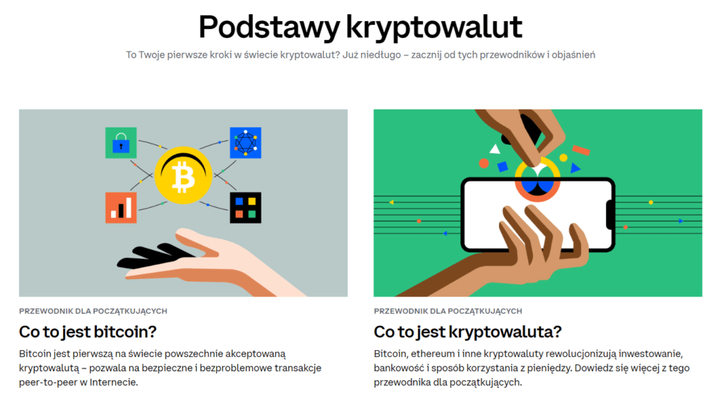 coinbase edukacja