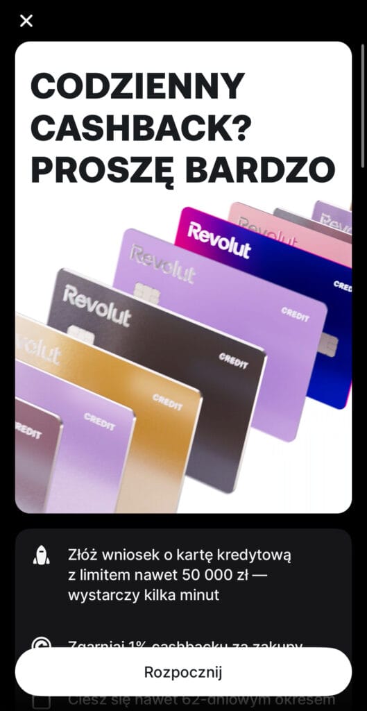 revolut wniosek